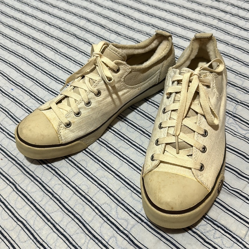 UGG Fur lined Sneakers size 8.5